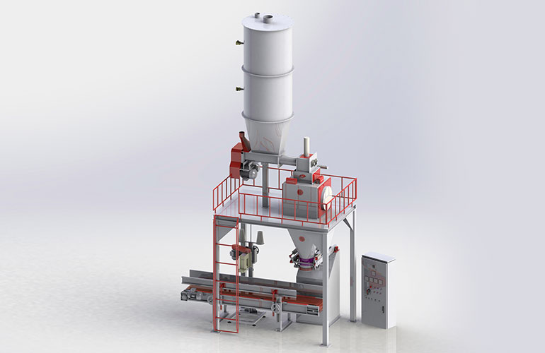 25 - 50 KG Single Weighing Single Unloading Flour Packing